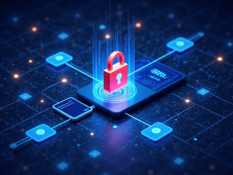 Secure data transfer illustration